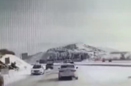 Խոշոր վթար սառցակալած ավտոճանապարհին