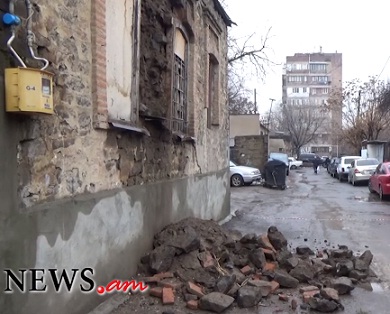 Երեւանի կենտրոնի բնակիչներն ապրում են վթարային տներում