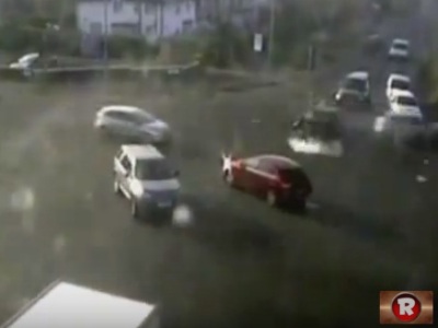 Վթարի ենթարկված մեքենան պտտվում է 270 աստիճանով