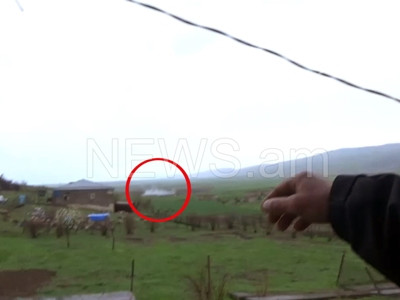 Մարտակերտում արկը պայթել է լրագրողներից ոչ հեռու
