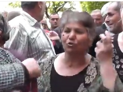 Քաղցրաշենցի խաղողագործների բողոքի ակցիան ընդդեմ Կառավարության
