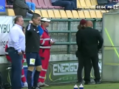 Drunk referee at Czech football game removed from stadium
