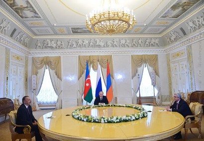 Սարգսյան - Պուտին - Ալիև հանդիպումը Սանկտ Պետերբուրգում