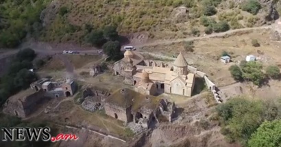 Արցախի Դադիվանք վանական համալիր. կադրեր դրոնով