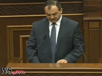 Գլխավոր դատախազի թեկնածու Արթուր Դավթյանի ելույթը ԱԺ-ում