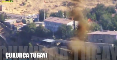 Քրդերը ցույց են տվել թուրքական ռազմաբազայում տեղակայված ուղղաթիռների ռմբակոծումը