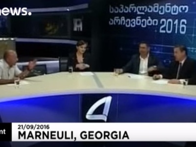 Վրաստանում քաղաքական գործիչները ծեծել են իրար ուղիղ եթերում