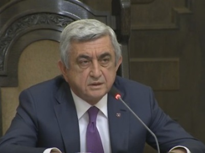 Սերժ Սարգսյանի խոսքը կառավարության նիստում