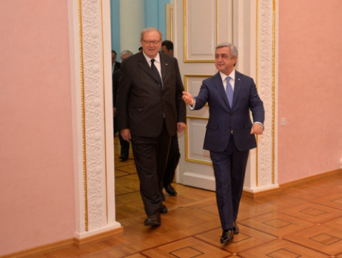 Մալթայի Ինքնիշխան Մարտական Ուխտի Արքայազնը՝ նախագահի նստավայրում