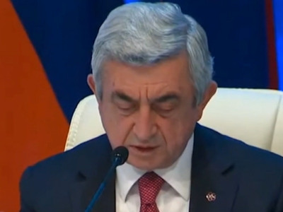 Սերժ Սարգսյանը մոռացավ կարդալ Վիգեն Սարգսյանի անունը