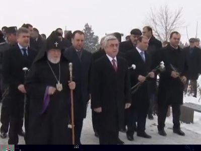 Սերժ Սարգսյանն այցելել է «Եռաբլուր» պանթեոն