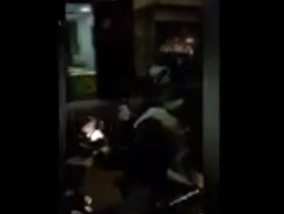 Շունը տիրոջ հետ մոտոցիկլ է վարում
