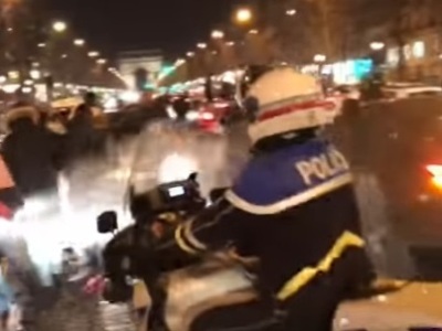 French Celebration: Football fans go ballistic over PSG destruction of Barcelona