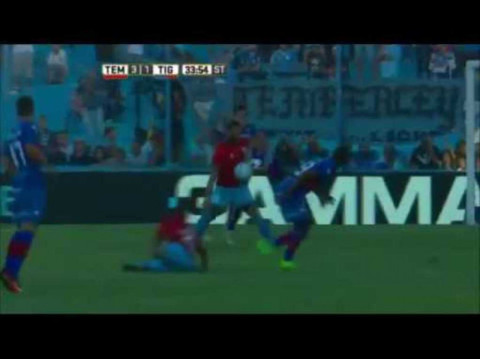 Mauro Guevgeozián nets first goal in Argentina football league