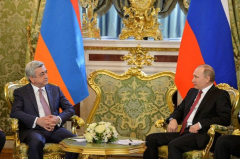 Սերժ Սարգսյանի և Վլադիմիր Պուտինի հանդիպումը Մոսկվայում