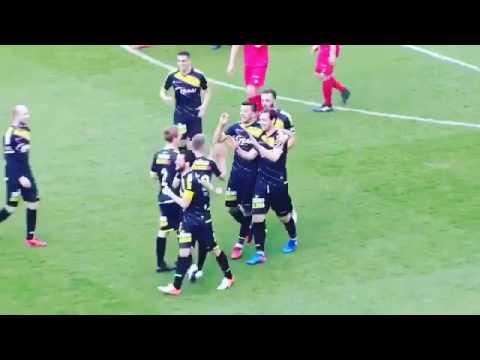 Unusual football free-kick play leads to goal