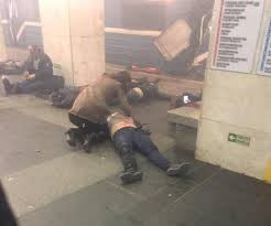 Կադրեր՝ Սանկտ Պետերբուրգի մետրոյում տեղի ունեցած պայթյունի վայրից