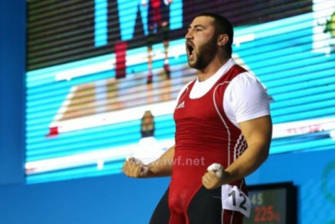 Armenia’s Simon Martirosyan becomes European weightlifting champion