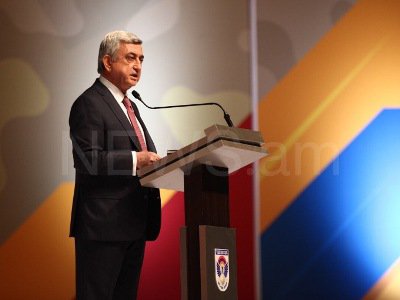 Խաղաղ պայմաններում մենք ազգ-այգեպան ենք, իսկ վտանգի պահին դառնում ենք ազգ-բանակ. Սերժ Սարգսյան