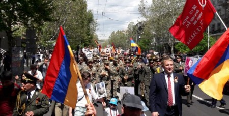 Հայաստանում առաջին անգամ անցկացվեց «Անմահ գունդ» քայլերթը
