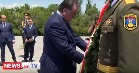 Տաջիկստանի նախագահն այցելել է Ծիծեռնակաբերդ