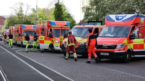 В результате страшного ДТП в центре Лейпцига погибли 2 человека
