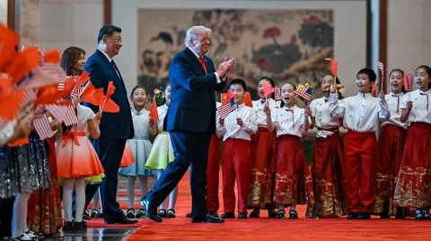 Речь Трампа перед переговорами с Си Цзиньпином в Пекине заняла 2 минуты