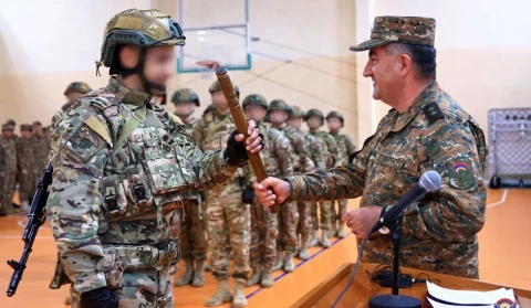 Стартовала эстафета, посвященная Дню военного спорта