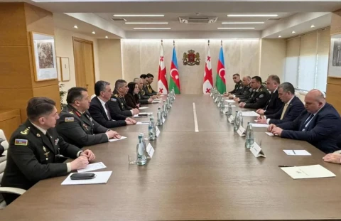 Ադրբեջանն ու Վրաստանը քննարկել են ռազմական համագործակցությունը