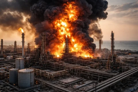 Israel strikes Iran petrochemical complex