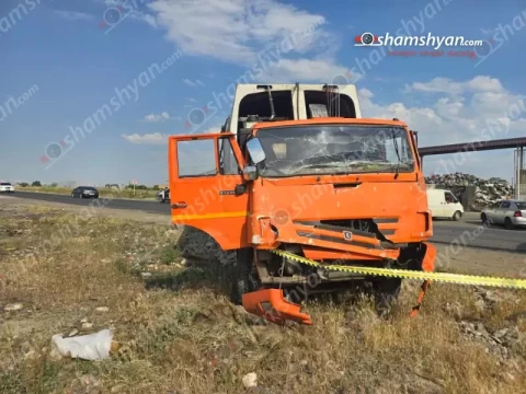 Աղբատար «Կամազ»-ը վրաերթի է ենթարկել հետիոտնին և բախվել թիվ 6 երթուղու Higer  ավտոբուսին․ կա վիրավոր