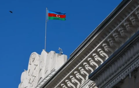 A court in Azerbaijan has sentenced eight Russian citizens to prison terms.
