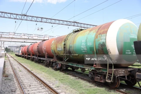 18 railcars of gasoline, 8 railcars of diesel fuel sent from Azerbaijan to Armenia