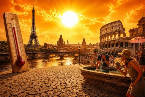 June 2026 was the hottest on record in Western Europe