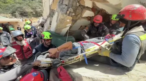 9-month-old baby rescued from rubble after Venezuela quake