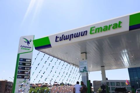 Ведущая компания ОАЭ Emarat открыла в Ереване свою первую автозаправочную станцию