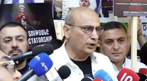 Политолог на акции у здания Правительства: Евросоюз уничтожает последние остатки демократии в Армении