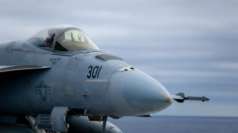 US says it struck 90 targets to protect shipping in the Strait of Hormuz
