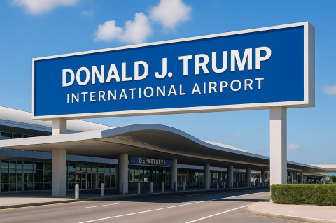Аэропорт Палм-Бич официально переименован в честь Дональда Трампа