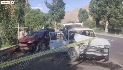 Եղեգնաձորում բախվել են «Ford Focus»–ն ու «ՎԱԶ 2121»–ը, կան վիրավորներ