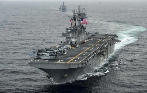 Newsmax: десантный корабль США USS Boxer сломался в начале конфликта с Ираном