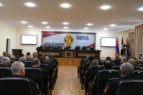 Խորհրդակցություն Ռազմական ոստիկանությունում. ամփոփել են 2026 թվականի առաջին կիսամյակի գործունեությունը