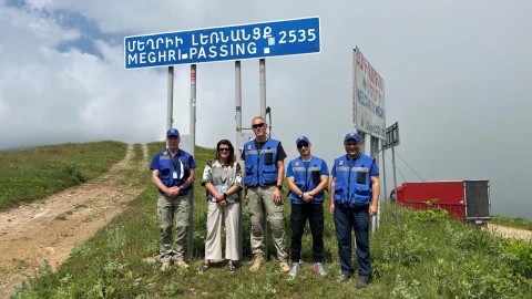 Danish Ambassador to Armenia took part in an EU mission patrol in Syunik