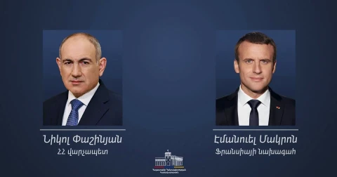Armenia’s Pashinyan congratulates Macron on France National Day