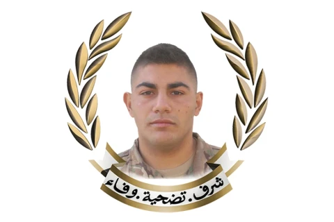 Lebanese army serviceman Patrick Bekarian has been killed