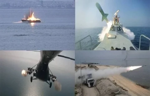 IRGC Ground Forces commander inspects units in the Strait of Hormuz area
