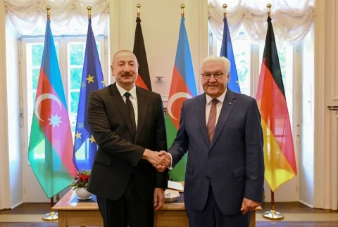 Ալիևը հանդիպում է ունեցել Գերմանիայի նախագահի հետ