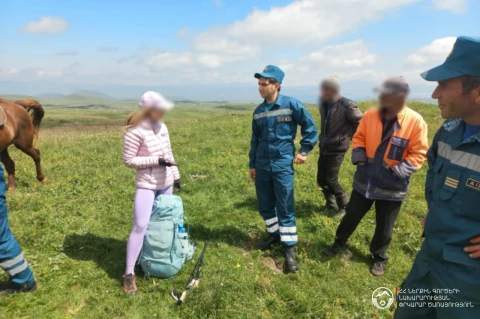 Փրկարարները «Կարմիր Սար»–ում հայտնաբերել եւ օգնություն են ցուցաբերել զբոսաշրջիկին
