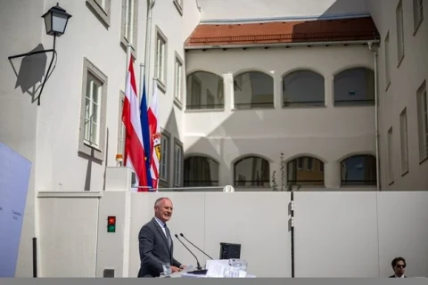 A police station opens in the house where Adolf Hitler was born