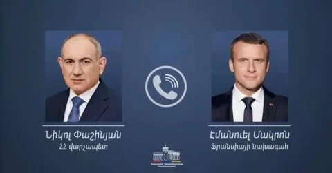 Փաշինյանն ու Մակրոնը հեռախոսազրույց են ունեցել. ի՞նչ են քննարկել